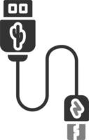 Usb cable Vector Icon