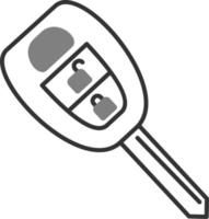 Car key Vector Icon