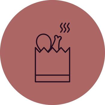 icono de vector de carnicero