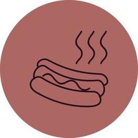 Hot dog Vector Icon