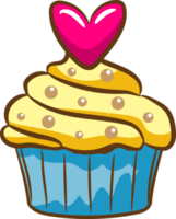 Cupcake png graphic clipart design