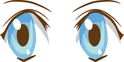 anime öga png grafisk ClipArt design