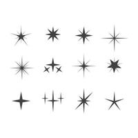 sparkle light star vector illustration design