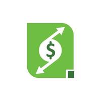 money changer logo icon vector illlustration