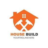 house build and renovation logo icon vector illustration