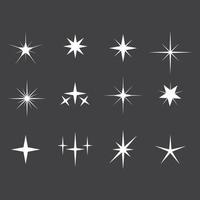 sparkle light star vector illustration design