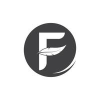 f  letter logo icon illustration vector