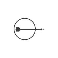 Arrow archery icon vector illustration Logo Template