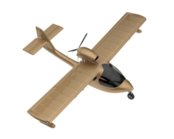 Airplane isolated on transparent background. 3d rendering - illustration png