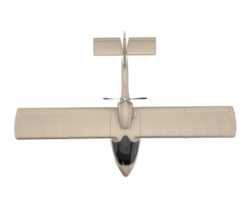 Airplane isolated on transparent background. 3d rendering - illustration png