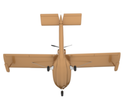 avião isolado em fundo transparente. renderização 3D - ilustração png