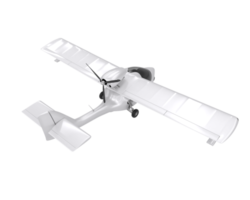 Airplane isolated on transparent background. 3d rendering - illustration png