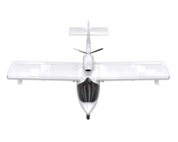 Airplane isolated on transparent background. 3d rendering - illustration png