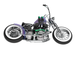 moto isolée sur fond transparent. rendu 3d - illustration png