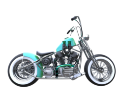 motorfiets geïsoleerd Aan transparant achtergrond. 3d renderen - illustratie png
