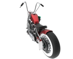 moto isolée sur fond transparent. rendu 3d - illustration png