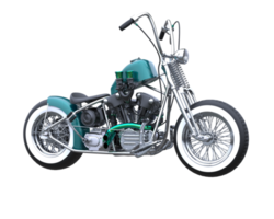 motorcykel isolerat på transparent bakgrund. 3d tolkning - illustration png