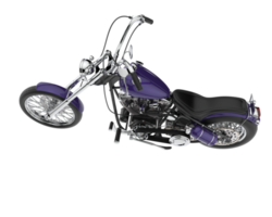 motorcykel isolerat på transparent bakgrund. 3d tolkning - illustration png