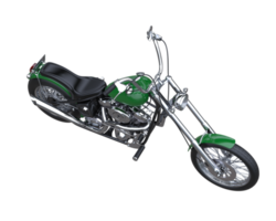 motocicleta isolada em fundo transparente. renderização 3D - ilustração png