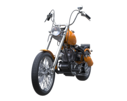 moto isolée sur fond transparent. rendu 3d - illustration png