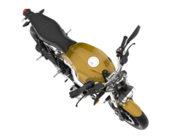 Motorcycle isolated on transparent background. 3d rendering - illustration png