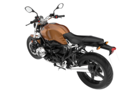 Motorrad isoliert auf transparentem Hintergrund. 3D-Rendering - Abbildung png