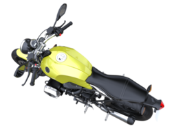 Motorrad isoliert auf transparentem Hintergrund. 3D-Rendering - Abbildung png