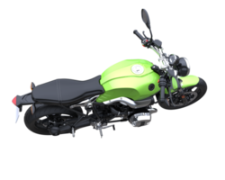 motocicleta isolada em fundo transparente. renderização 3D - ilustração png