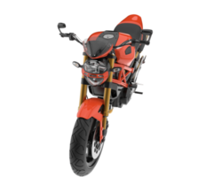 motocicleta isolada em fundo transparente. renderização 3D - ilustração png