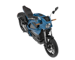 motocicleta isolada em fundo transparente. renderização 3D - ilustração png