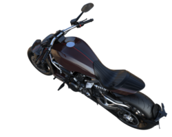 Motorrad isoliert auf transparentem Hintergrund. 3D-Rendering - Abbildung png