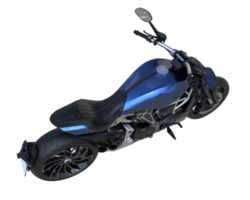 Motorrad isoliert auf transparentem Hintergrund. 3D-Rendering - Abbildung png