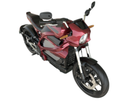 motocicleta isolada em fundo transparente. renderização 3D - ilustração png