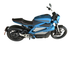 moto isolée sur fond transparent. rendu 3d - illustration png