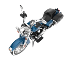 Motorrad isoliert auf transparentem Hintergrund. 3D-Rendering - Abbildung png