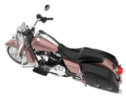 motocicleta isolada em fundo transparente. renderização 3D - ilustração png