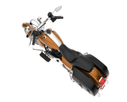 motocicleta isolada em fundo transparente. renderização 3D - ilustração png