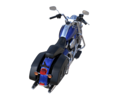 motorcykel isolerat på transparent bakgrund. 3d tolkning - illustration png