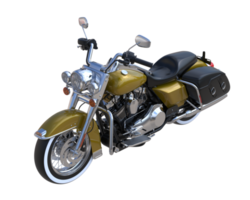 Motorcycle isolated on transparent background. 3d rendering - illustration png