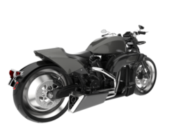 Motorrad isoliert auf transparentem Hintergrund. 3D-Rendering - Abbildung png