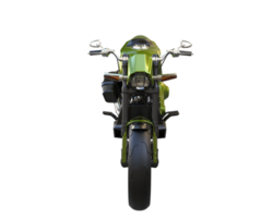 Motorrad isoliert auf transparentem Hintergrund. 3D-Rendering - Abbildung png