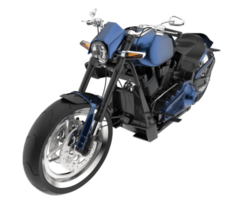 moto isolée sur fond transparent. rendu 3d - illustration png