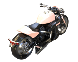 motocicleta isolada em fundo transparente. renderização 3D - ilustração png