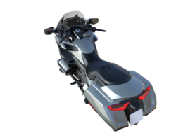 motocicleta isolada em fundo transparente. renderização 3D - ilustração png