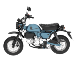 moto isolée sur fond transparent. rendu 3d - illustration png