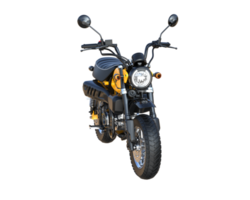 Motorrad isoliert auf transparentem Hintergrund. 3D-Rendering - Abbildung png