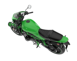 motocicleta isolada em fundo transparente. renderização 3D - ilustração png