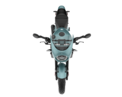 Motorrad isoliert auf transparentem Hintergrund. 3D-Rendering - Abbildung png