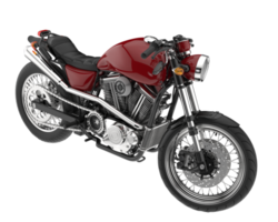 Motorcycle isolated on transparent background. 3d rendering - illustration png