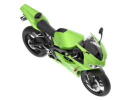 Motorrad isoliert auf transparentem Hintergrund. 3D-Rendering - Abbildung png